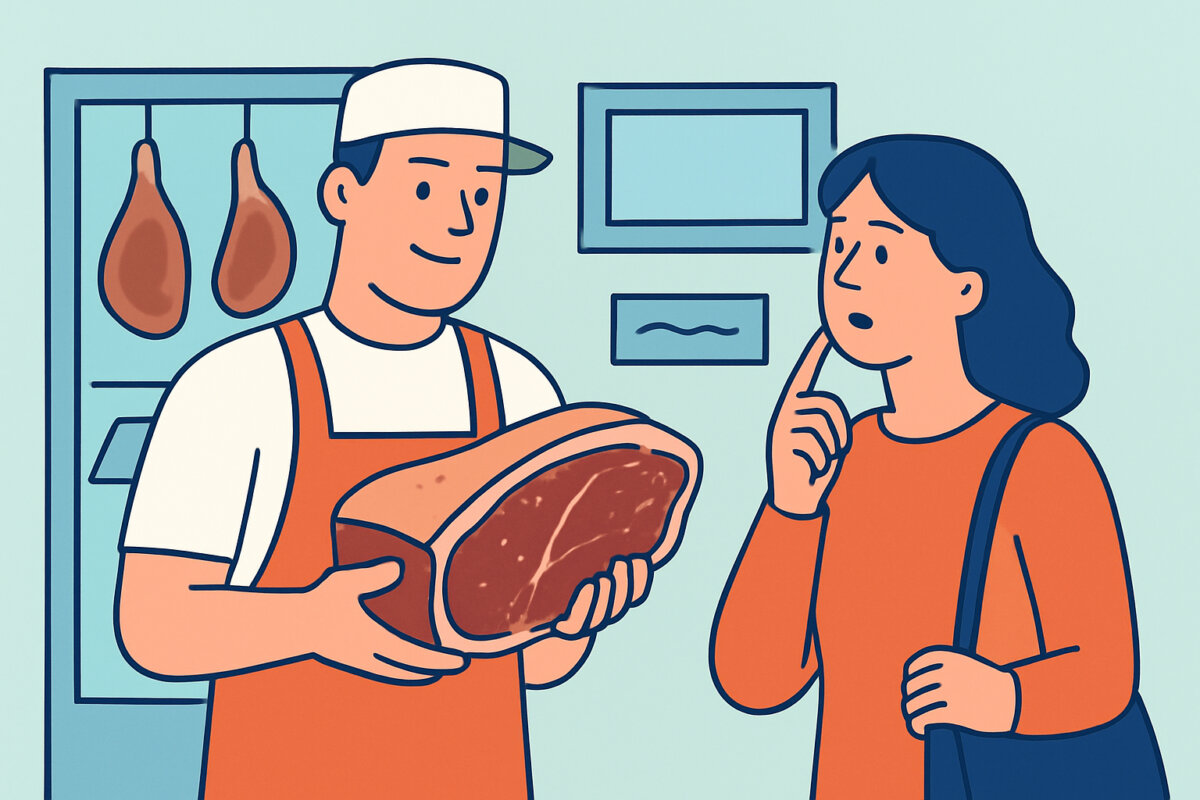 Dry aged eli kuivakypsytetty liha – ostokäytäntö